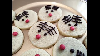 Recette de sablés de Noël  Christmas shortbread recipe [upl. by Aisemaj]