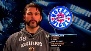 David Krejci and Jaromir Jagr both name Jagr as their Favorite Player Growing Up  Boston Bruins HD [upl. by Neetsirhc]