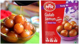 Super Easy MTR Gulab Jamun Recipe in Hindi Food Vlog Mtrgulabjamun [upl. by Beutler]