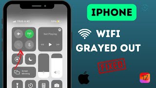 How to fix iPhone WiFi grayed out  WiFi not turn on iPhone [upl. by Oruasi]