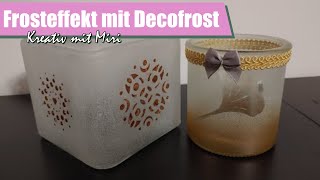 Glas satinieren mit DecoFrost von GONIS [upl. by Noryt]