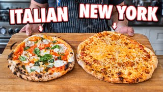 New York Pizza Vs Italian Pizza [upl. by Samohtnhoj]