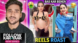 UORFI JAVED ROAST 🤣  FOLLOW KAR LO YAAR  CRINGE REELS VIDEO  The AYusH [upl. by Katharyn]