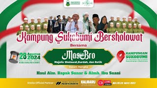 KAMPUNG SUKABUMI BERSHOLAWAT BERSAMA MASBRO SUKOBUMI 28082024 [upl. by Allicirp]