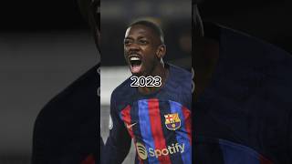 Ousmane Dembélé evolution 🔥😍football shorts [upl. by Eydie]