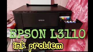 How to fix EPSON L3110 ink problemmissing colors [upl. by Dex]