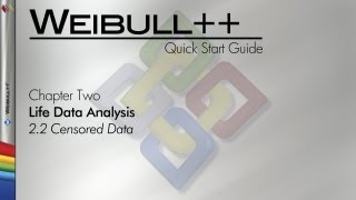 Weibull 8 Quick Start Guide Chapter 22 Censored Data [upl. by Whetstone452]