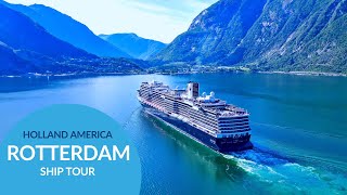 Holland America’s Rotterdam Cruise Ship Tour  Take a Look Inside [upl. by Nysilla636]