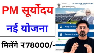 PM Suryoday Yojana 2024  PM Suryoday Rooftop Solar Yojana 2024  प्रधानमंत्री सूर्योदय योजना 2024 [upl. by Akinehs]