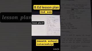 LESSON PLAN MAKING BED SEM 2school internship PHYSICAL SCIENCE  song jubinnautiyal music [upl. by Persian]