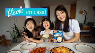 Ahora Tteok en Casa y Dos Recetas de TteokbokkiㅣCoreanaas en MexicoㅣFamilia Mexicoreana [upl. by Ahsotan129]