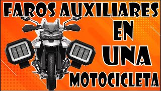 🥇INSTALACION DE FAROS AUXILIARES EN MOTOCICLETAS 🥇 HAZLO TU MISMO 🥇 [upl. by Stoeber]