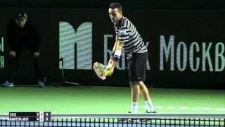 Cilic Overcomes Bautista Agut In Moscow 2015 Final [upl. by Akerboom327]