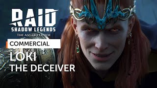 RAID Shadow Legends  Loki The Deceiver Official Commercial [upl. by Llennej]