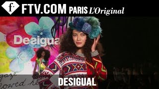 Desigual FallWinter 2015 Runway Show  New York Fashion Week NYFW  FashionTV [upl. by Fonville554]