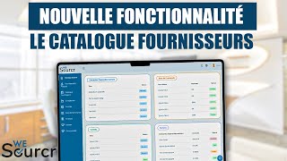 TUTO WeSourcr  découverte de la fonctionnalité Marketplace catalogue fournisseurs [upl. by Nahguav472]