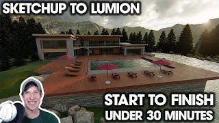 SKETCHUP TO LUMION Final Render in Under 30 Minutes [upl. by Bernat]