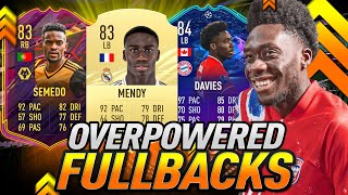 TOP 10 BEST OVERPOWERED FULLBACKS LB  RB IN FIFA 21 ULTIMATE TEAM [upl. by Alaham]