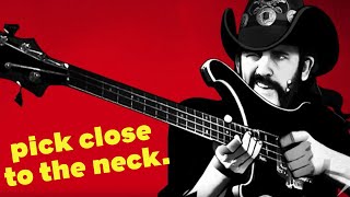 How to play like Lemmy  Bass Habits Ep 1 [upl. by Lianne]