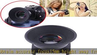 15X Camera Viewfinder DSLR Fixed Focus Eyepiece Magnifier Viewfinder Eyecup Magnifying for Nikon [upl. by Egide]