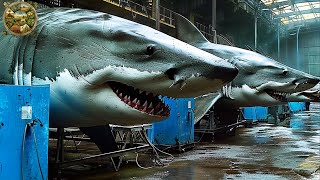 Shark processing process in the factory  Processing Factory [upl. by Darda]