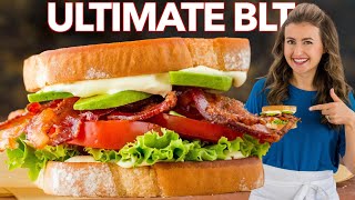 THE BEST BLT SANDWICH IVE EVER MADE  Quick and Easy Recipe [upl. by Kotz]