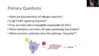 Nathaniel D Bachtel Immune sensing of food allergens promotes avoidance behavior [upl. by Prue489]