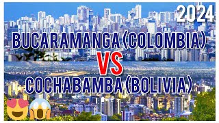 BUCARAMANGA COLOMBIA VS COCHABAMBA BOLIVIA 🇨🇴🇧🇴 2024 😱 [upl. by Ahsaeyt772]