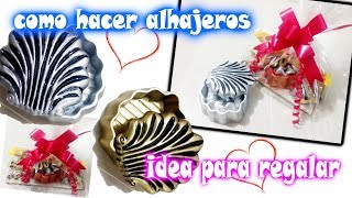 DIY  ALHAJEROS DE YESO PARA MAMA  MANUALIDADES DE YESO [upl. by Sherwin]