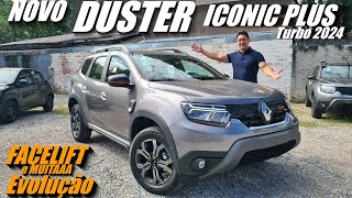 Novo RENAULT DUSTER ICONIC PLUS 2024  Versão topo da gama agora mais equipada e mais segura [upl. by Maggee51]