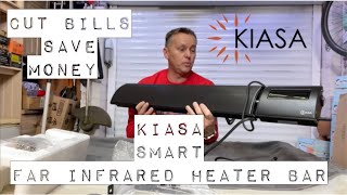 Kiasa Smart Far Infrared Heater Bar Is This The Most Efficient Way To Heat A House Install amp Test [upl. by Lehcir]