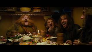 The Hobbit 2012  Dwarfs Feast in Bilbos House  The Hobbit Unexpected Journey 4k [upl. by Susejedairam982]