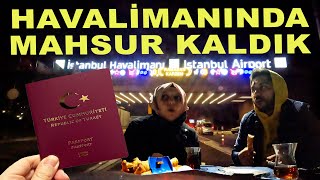 Pasaport kontrolünden geçemedik Havalimanında polisler durdurdu  Yeni pasaportumuz gelmedi [upl. by Ahtanamas]