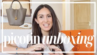 LUXURY HAUL  HERMES PICOTIN 18  Hermes unboxing  Pia [upl. by Anirec]