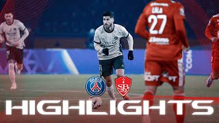 HIGHLIGHTS  PSG 22 BREST ⚽️ ASENSIO amp KOLO MUANI ⚽️ [upl. by Finnigan]