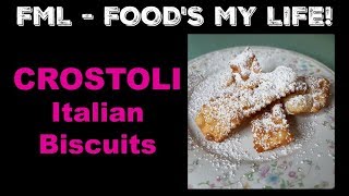 Crostoli recipe❤️ Cooking with Bec [upl. by Pitarys]