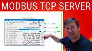 Studio 5000 Modbus TCP Server Allen Bradley Controllogix Compactlogix [upl. by Dihgirb]