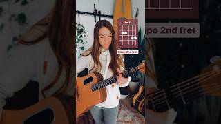 How to play “Mistletoe”  Justin Bieber on guitar in 29 seconds [upl. by Vona]