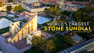 Worlds Largest Stone Sundial  It Happens Only in India  National Geographic [upl. by Rebmac]