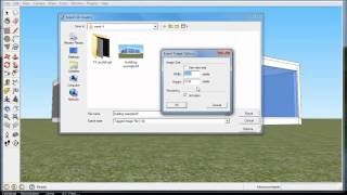 Printing and saving images in Sketchup [upl. by Ocsisnarf621]