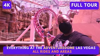 4k EVERYTHING at the Adventuredome Las Vegas All rides and Areas [upl. by Odnamla]