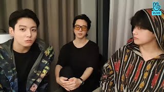 ENG SUB TAEHYUNG JIMIN amp JUNGKOOK LIVE VLIVE PART 2 [upl. by Jessabell]