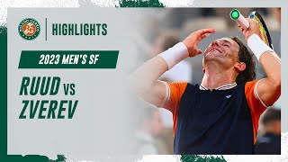 Ruud vs Zverev Semifinal Highlights  RolandGarros 2023 [upl. by Airt267]