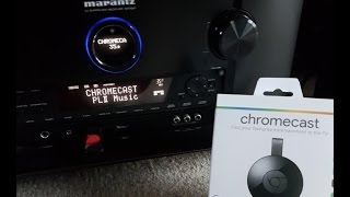 How to connect Google ChromeCast to the TV via an AVR AMP Marantz [upl. by Nainatrad4]