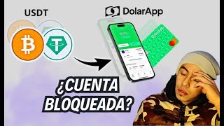 Cuenta de Dolarapp BLOQUEADA por RECARGAR USDT [upl. by Waldner]