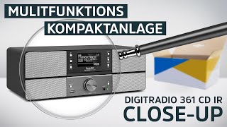 DAB DigitalradioInternetradio mit CD und Bluetooth Funktion  DIGITRADIO 361 CD IR  TechniSat [upl. by Adnalue431]