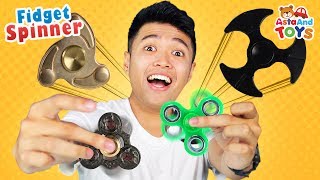 PLAY FIDGET SPINNER  Asta And Toys [upl. by Nicholas]