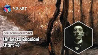 100 Drawings and Paintings by Umberto Boccioni A Stunning Collection HDPart 4 [upl. by Ahsemat]