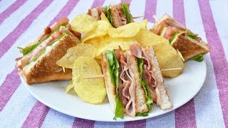 How to Make a Club Sandwich  Easy Club Sandwich Recipe [upl. by Pangaro88]