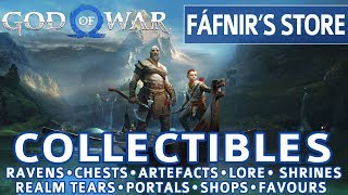 God of War  Fafnirs Storeroom All Collectible Locations Ravens Chests Artefacts Shrines [upl. by Rintoul]